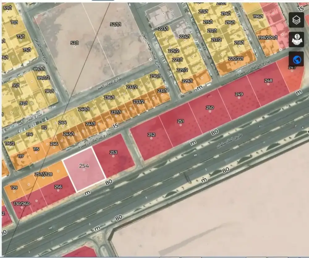 ارض للايجار طريق الملك سلمان حي القيروان