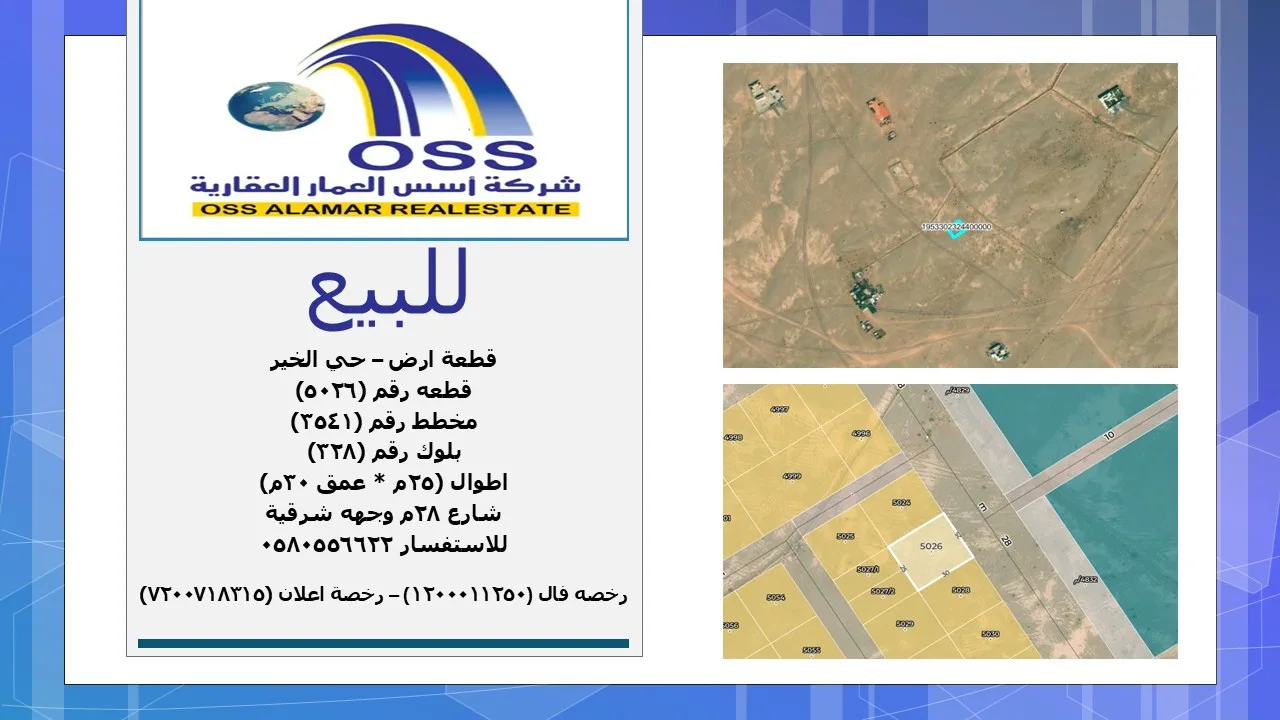 أرض للبيع في حي الخير, مدينة الرياض, منطقة الرياض، أرض، حي الخير, مدينة الرياض — شركة أسس العمار العقارية